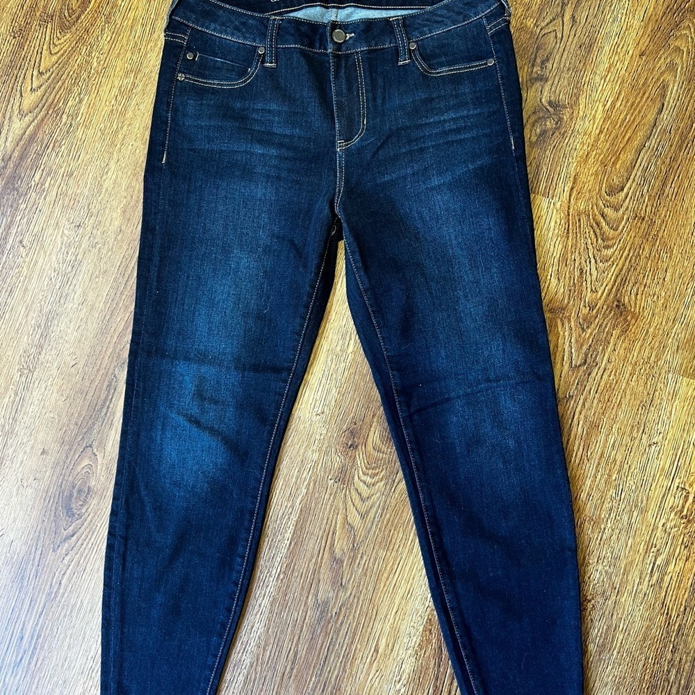 Liverpool Jeans Company Blue Ankle Cropped Jeans